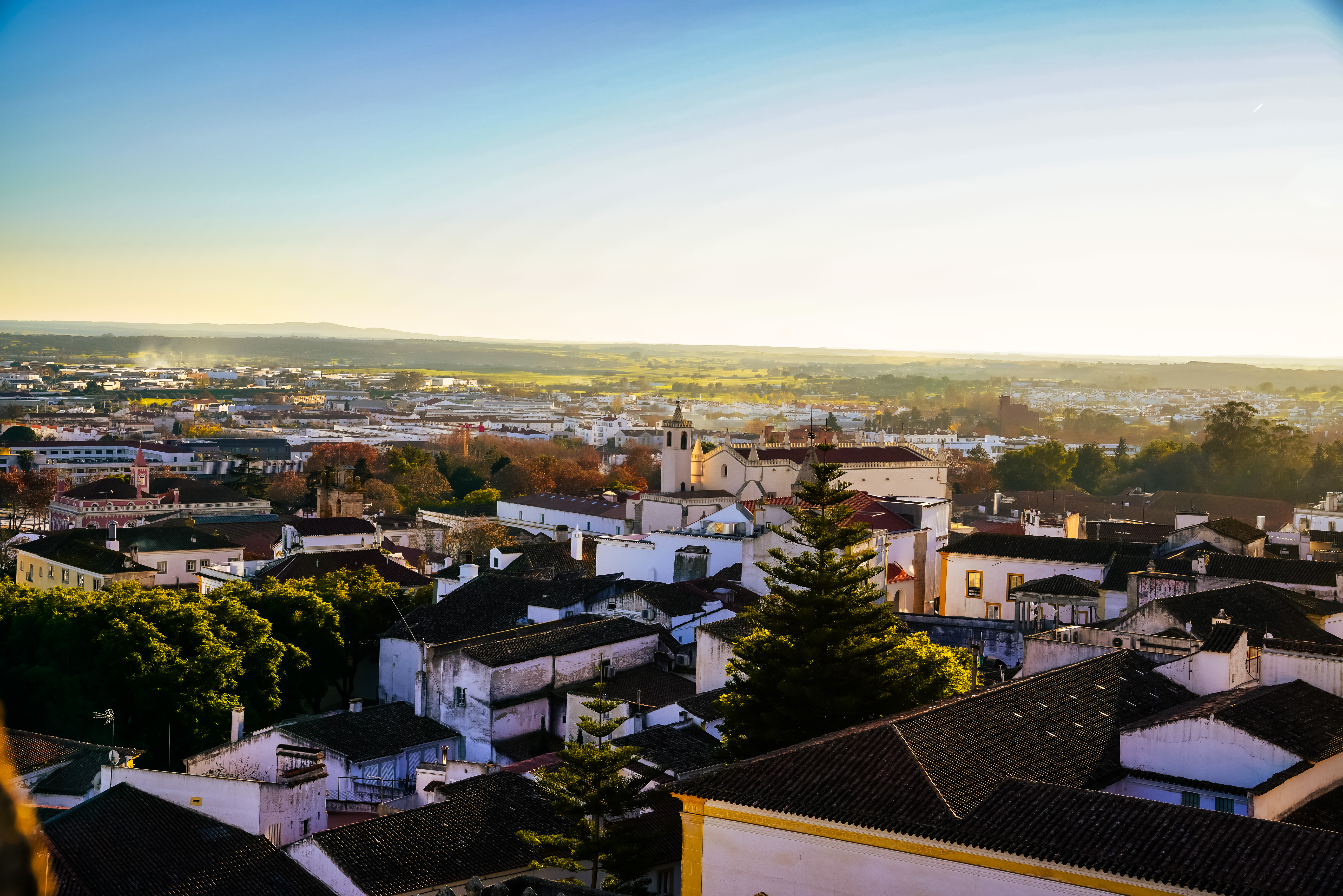 Vista de Évora, cidade património mundial