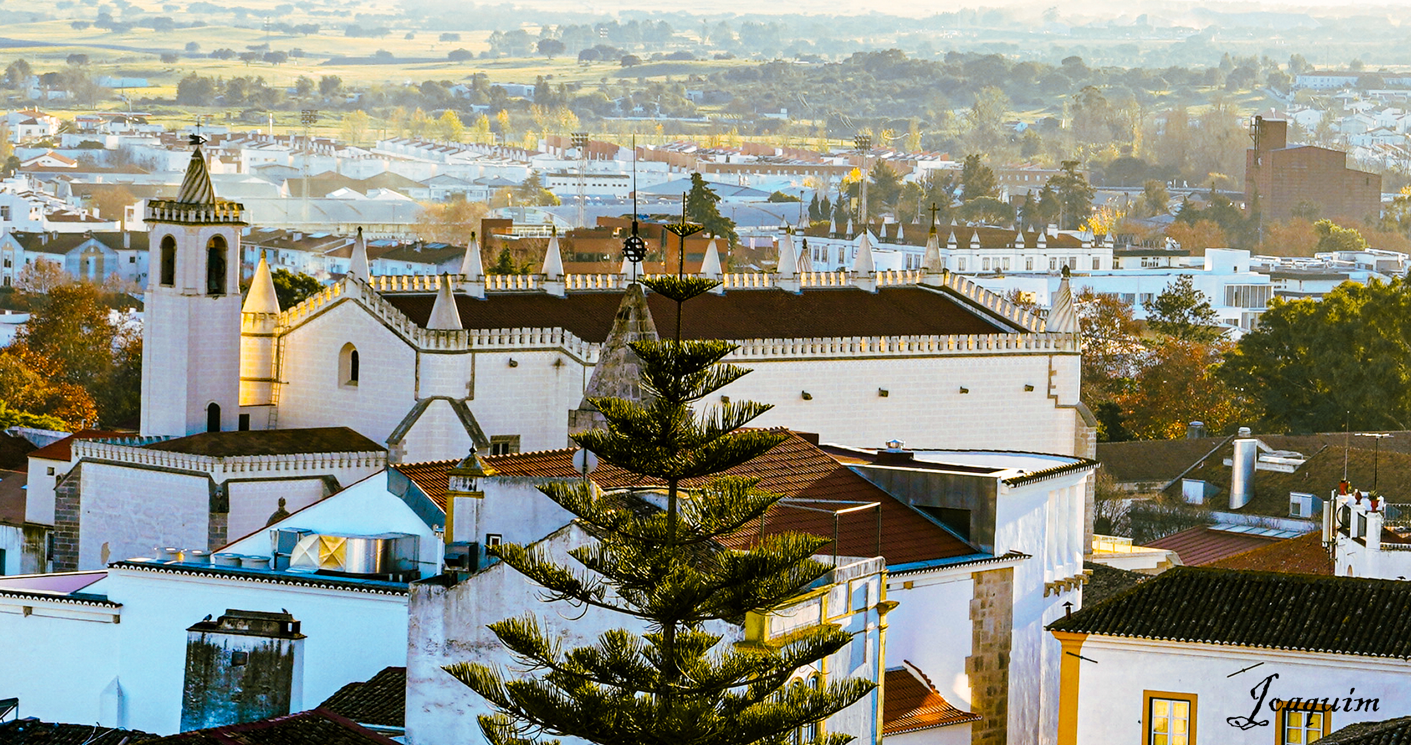 Vista de Évora, cidade património mundial