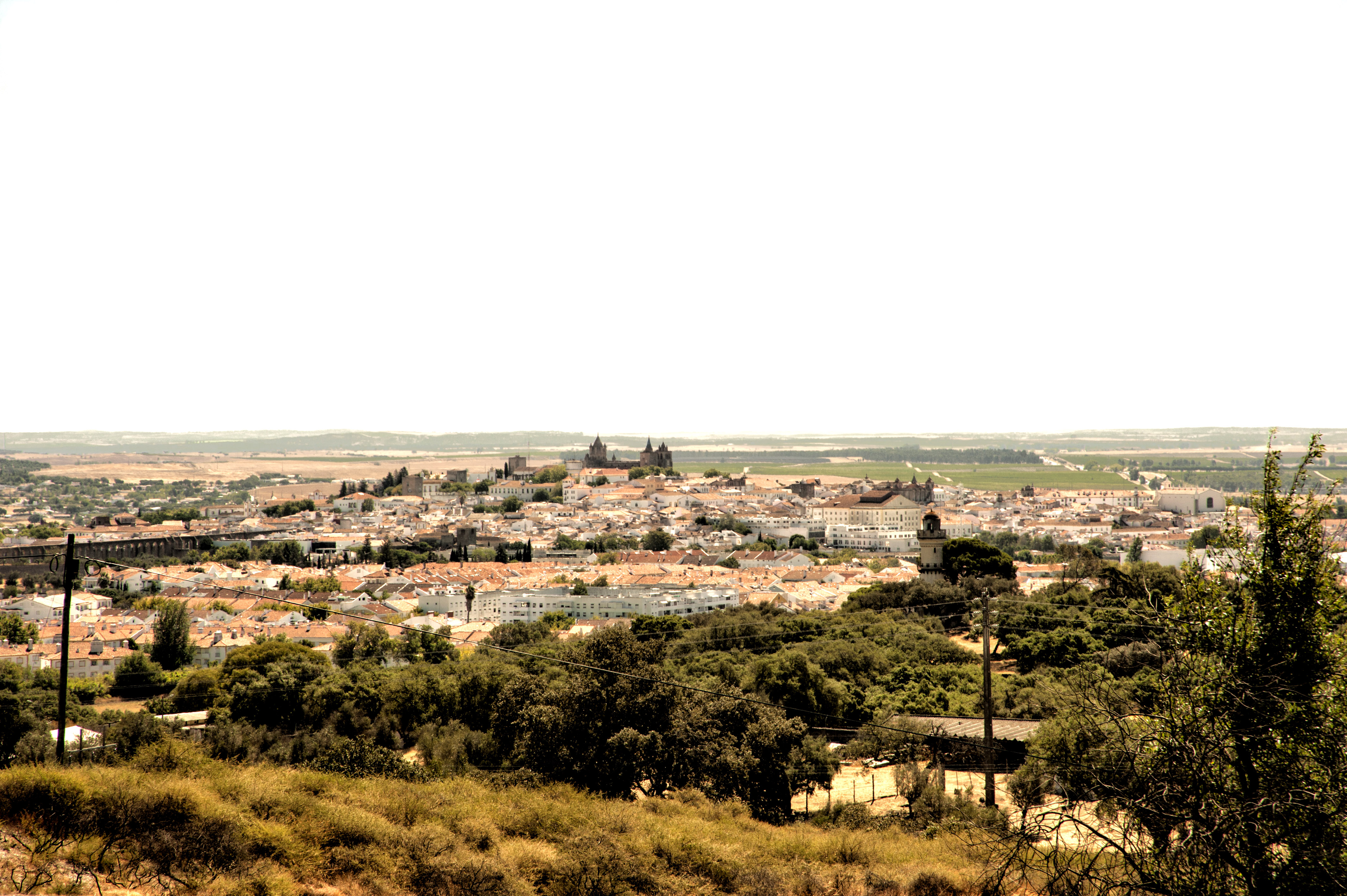 Vista de Évora, cidade património mundial